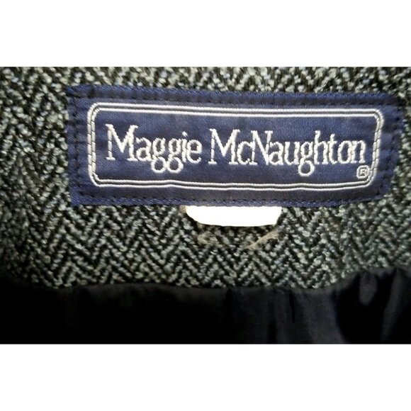 Maggie McNaughton Vtg Women's Blue Blazer Jacket Sz 18 Office Business Preppy - Picture 7 of 7